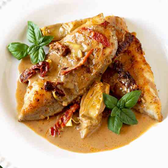 One-Pan Chicken with Sundried Tomatoes