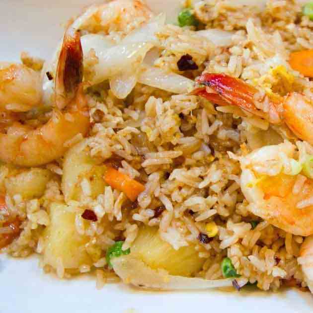 Thai Pineapple Shrimp Fried Rice