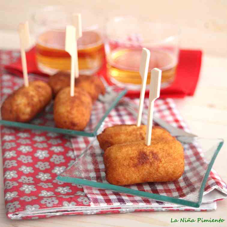 Croquetas de cecina