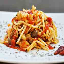 Oyster Mushroom Spaghetti