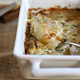 Creamy Onion Gratin