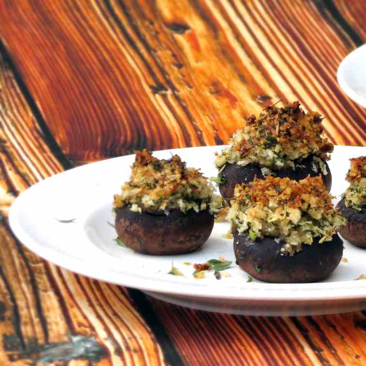 Parmesan Stuffed Mushrooms