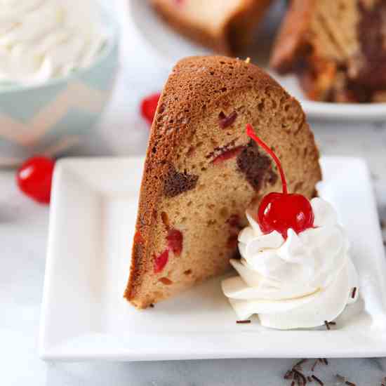 Cherry Chocolate Bundt Cake