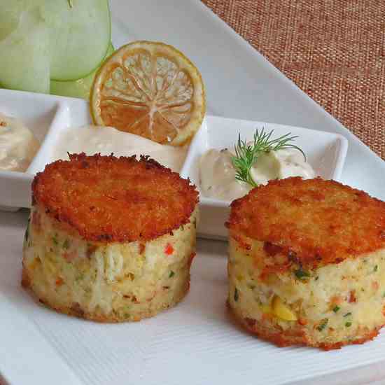 Dungeness Crab Cake Towers