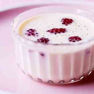 Lavender with Honey Panna Cotta