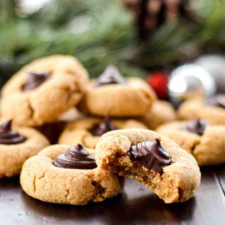 Almond Butter Blossom Cookies