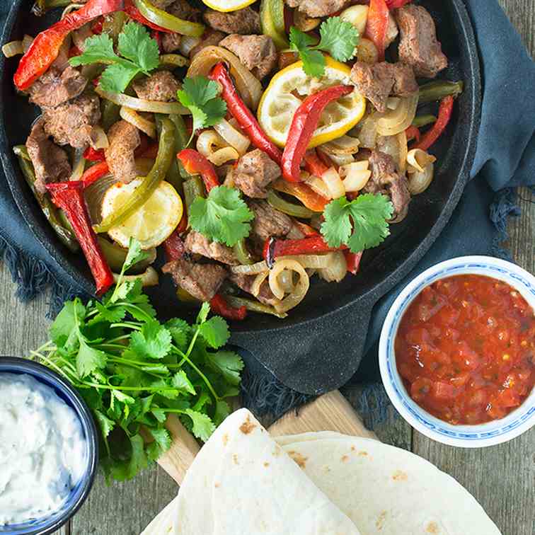 Lamb Fajitas