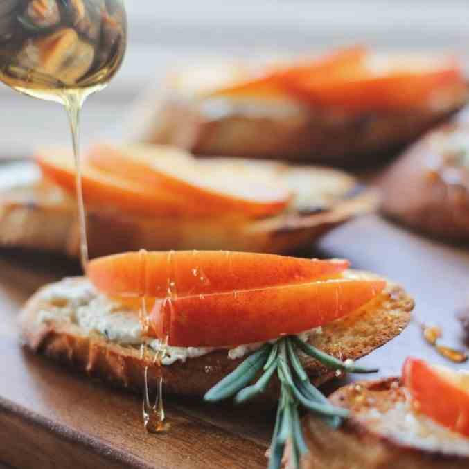 Nectarine Crostini