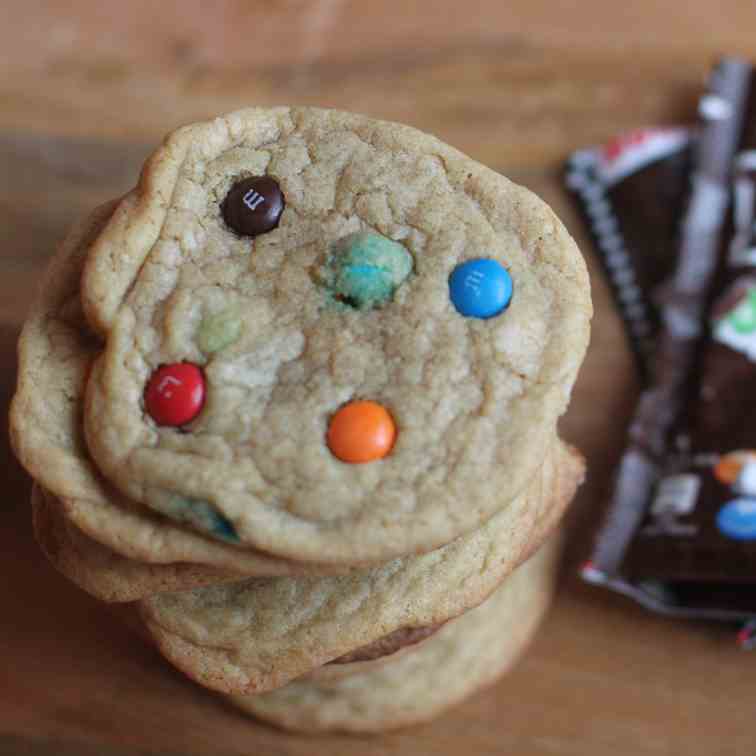 M&M cookies