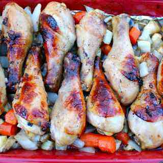 Maple Drenched Drumsticks