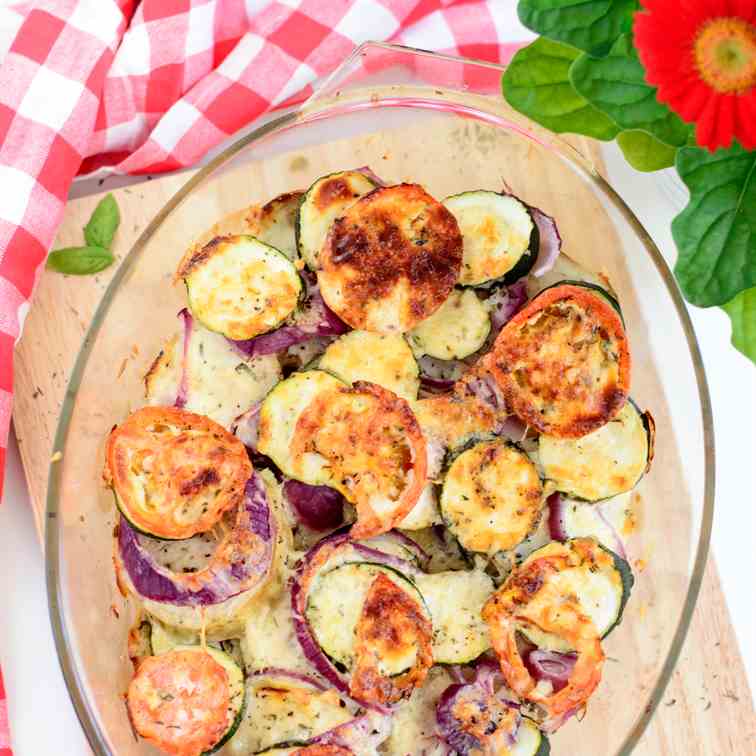 Mediterranean vegetable casserole