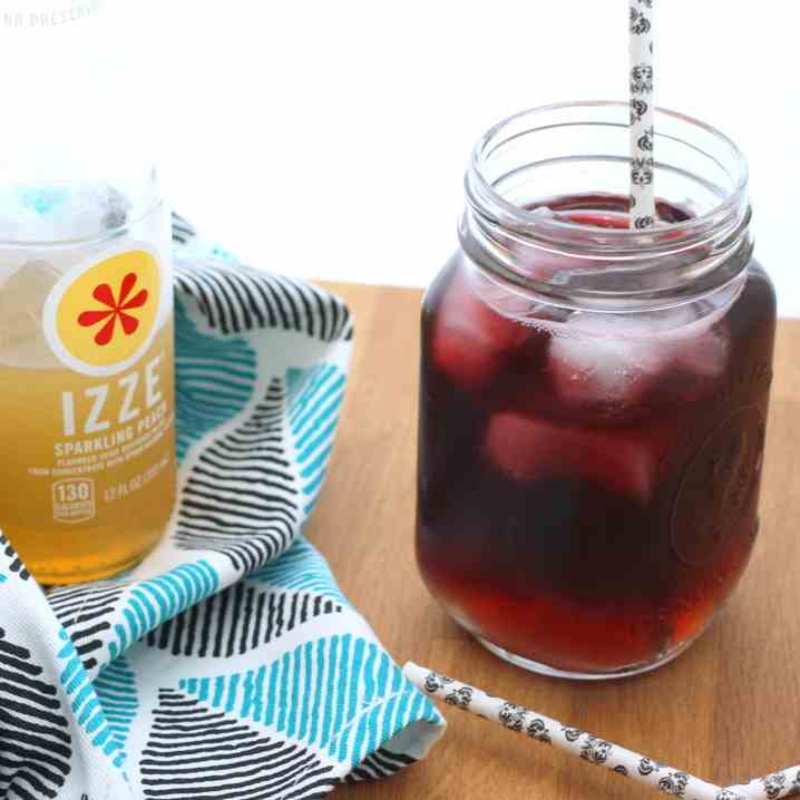 Red Wine - Peach Spritzers