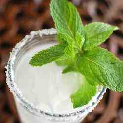 Fresh Mint Margaritas