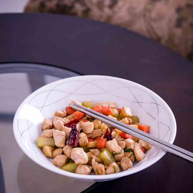 Kung Pao Chinese Chicken Stirfry