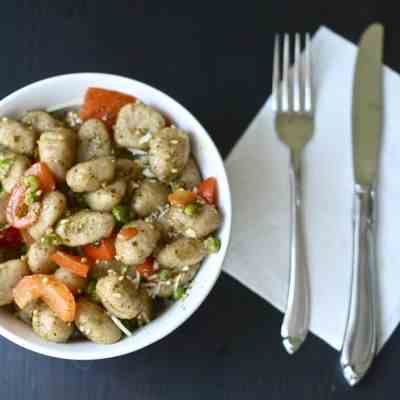 Whole Wheat Gnocchi with Pesto