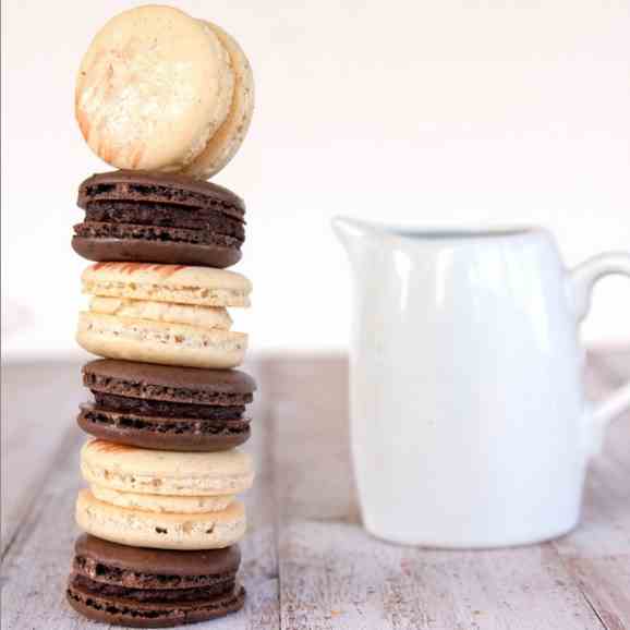 Hot Chocolate macarons