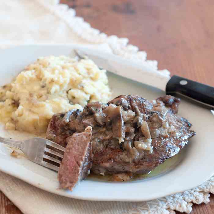 Steak Marsala