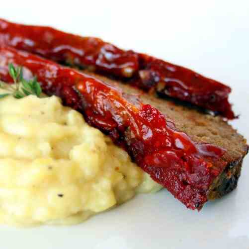 Turkey Meatloaf & Roasted Parsnip Puree