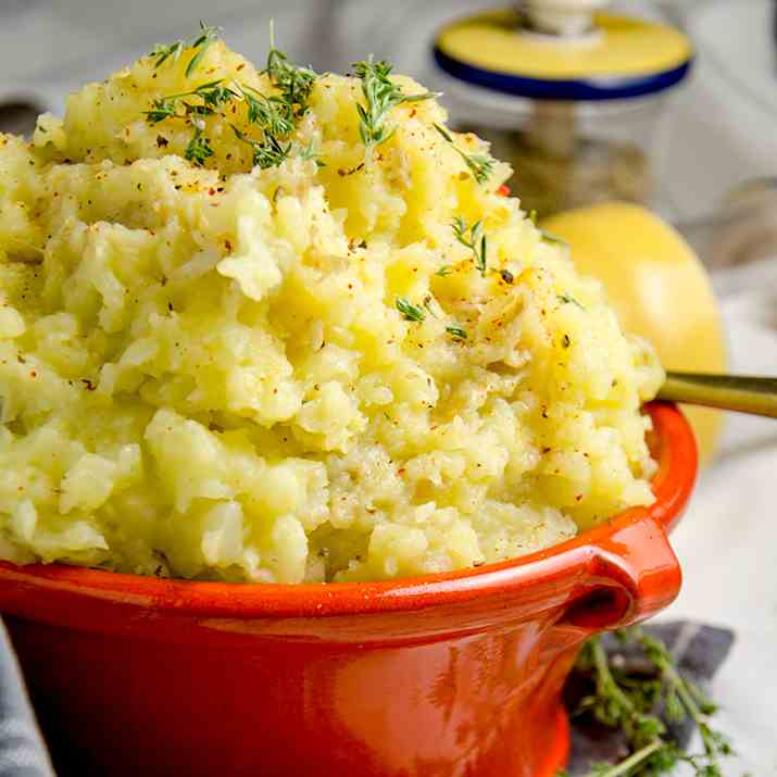 Sinful Smashed Potatoes