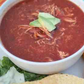 Slow Cooker Chicken Tortilla Soup