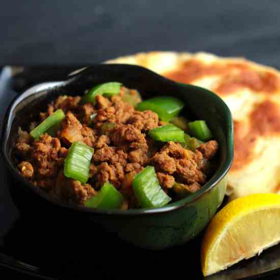 Spicy Minced Beef with Capsicum