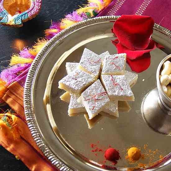 Kaju Katli (Cashew Fudge)