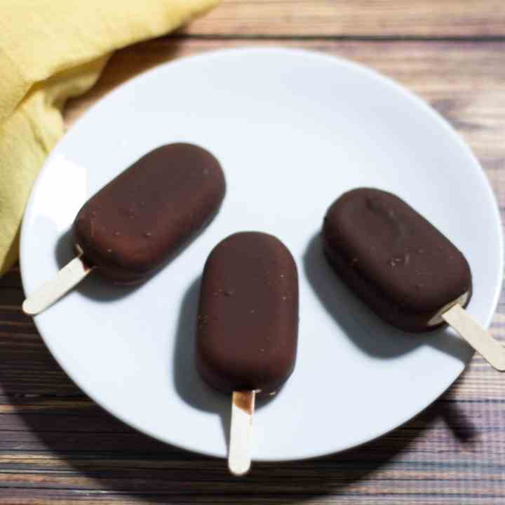 Chocolate Peanut Butter Ice Cream Bars