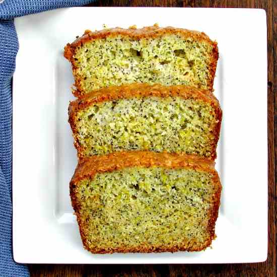 Lemon Poppy Seed Squash Bread