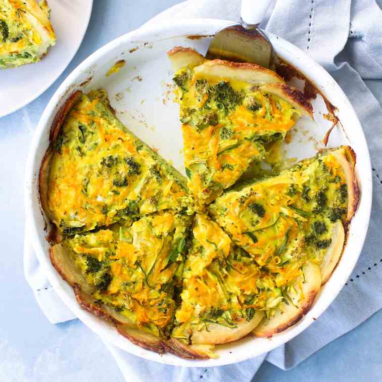 Perfect Dairy Free Veggie Quiche