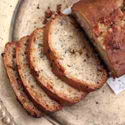 Banana Bread in a Loaf Pan