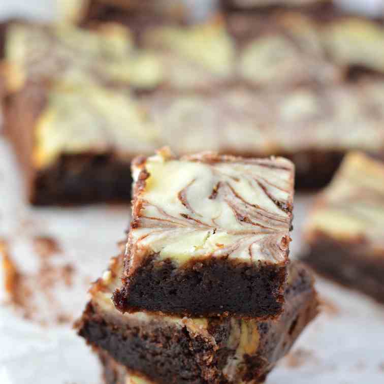 Marble Cream Cheese Brownie