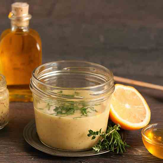 Mustard and Roasted Garlic Vinaigrette