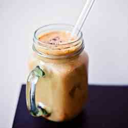 Vegan Iced Pumpkin Latte