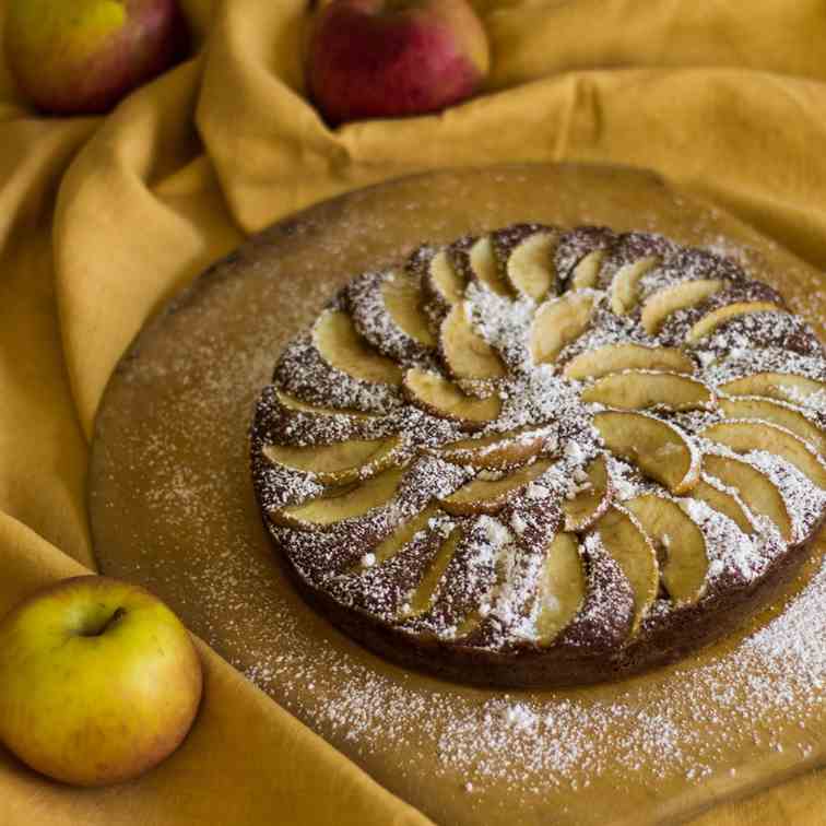 Apple Cake with Ginger