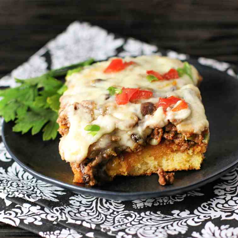 Enchilada Cornbread Pie