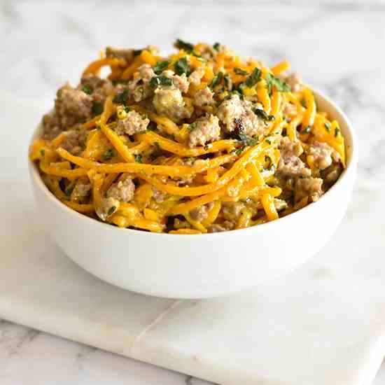 Creamy Butternut Squash Noodles