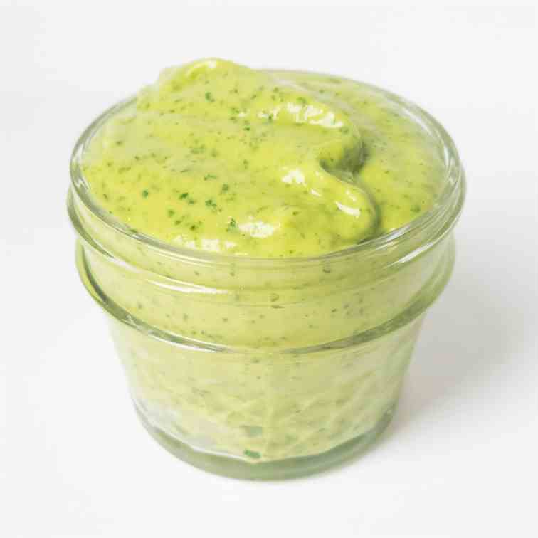 Four Ingredient Avocado Sauce