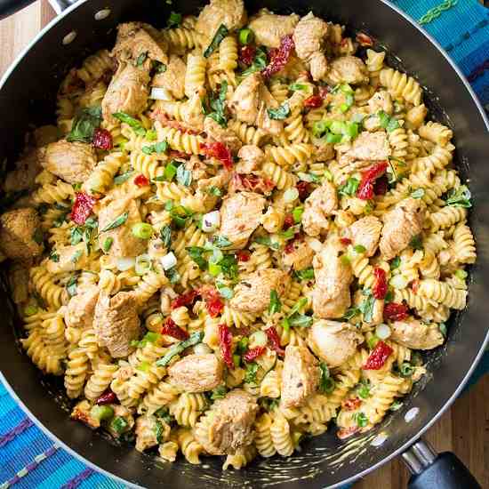 Cajun Chicken Alfredo Pasta 