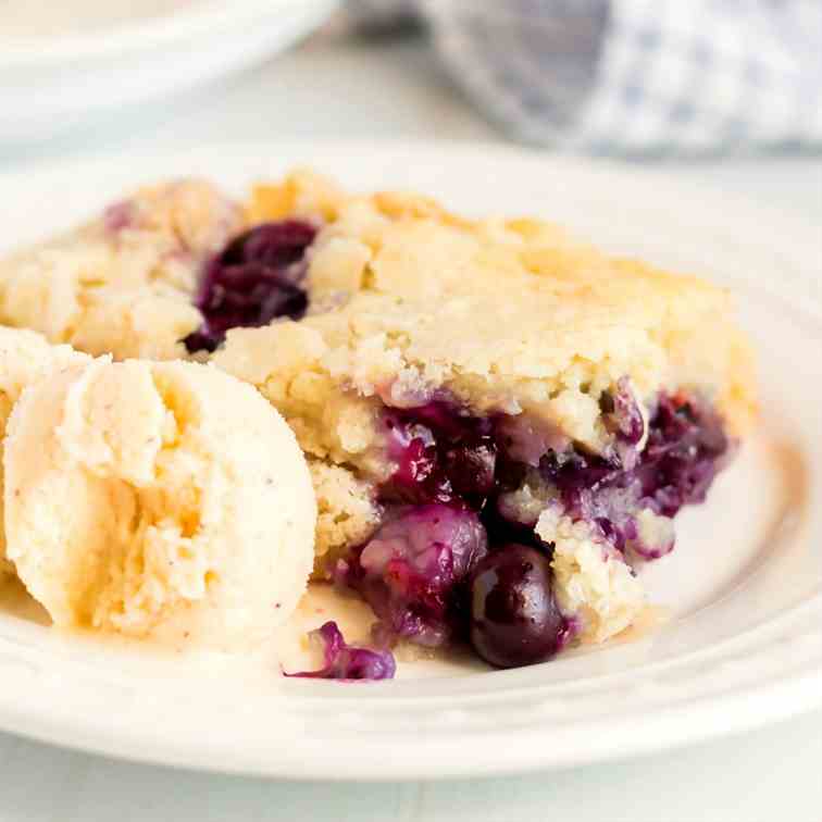 Texas-Style Blueberry Cobbler