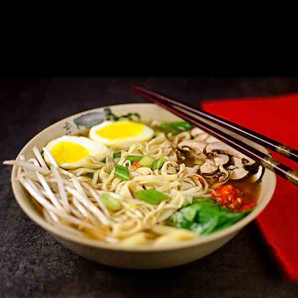 Miso Ramen Noodle Soup