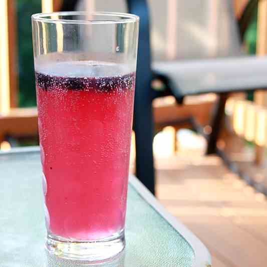 Blueberry Lemonade Soda