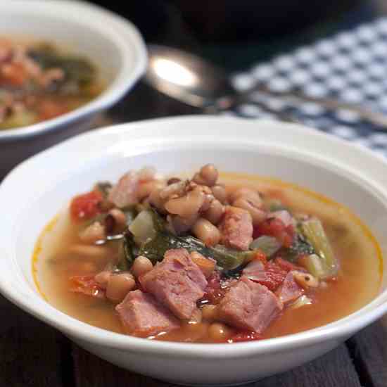 Creole Black Eyed Pea Soup