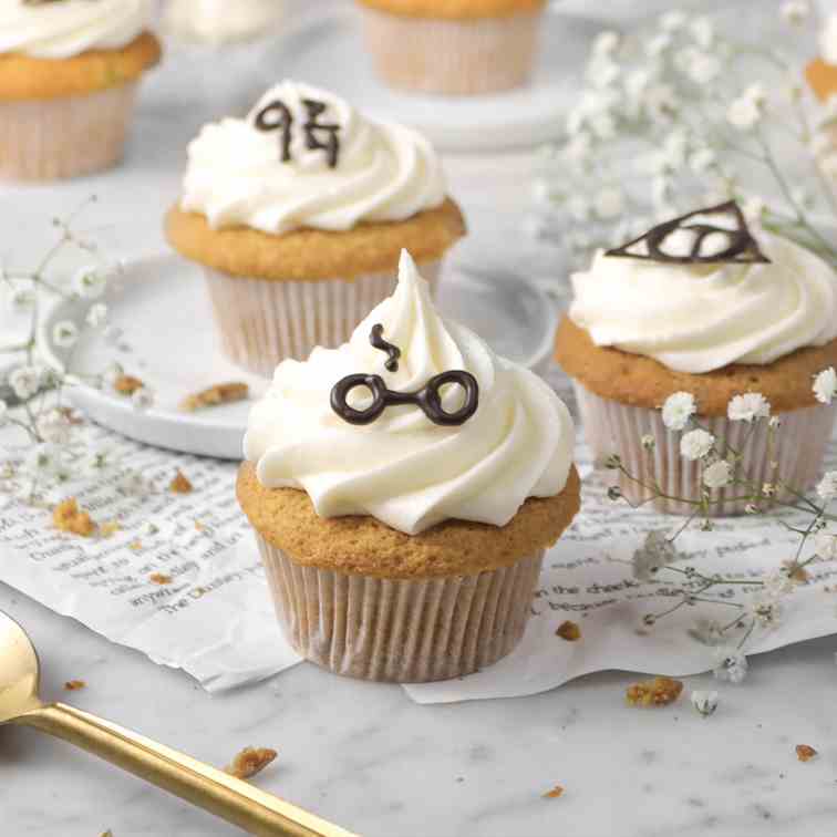 Butterbeer Cupcakes