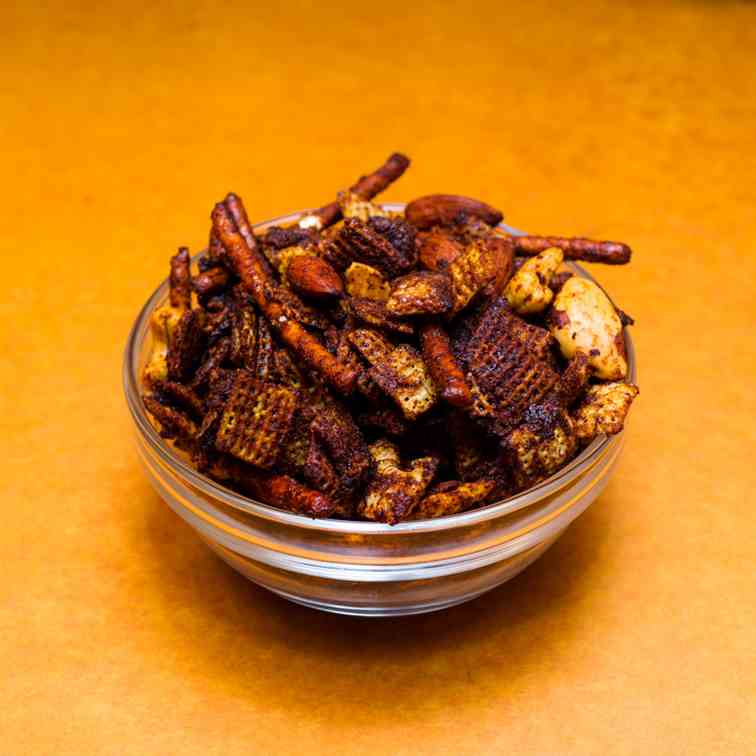 Spicy Korean Chex Mix