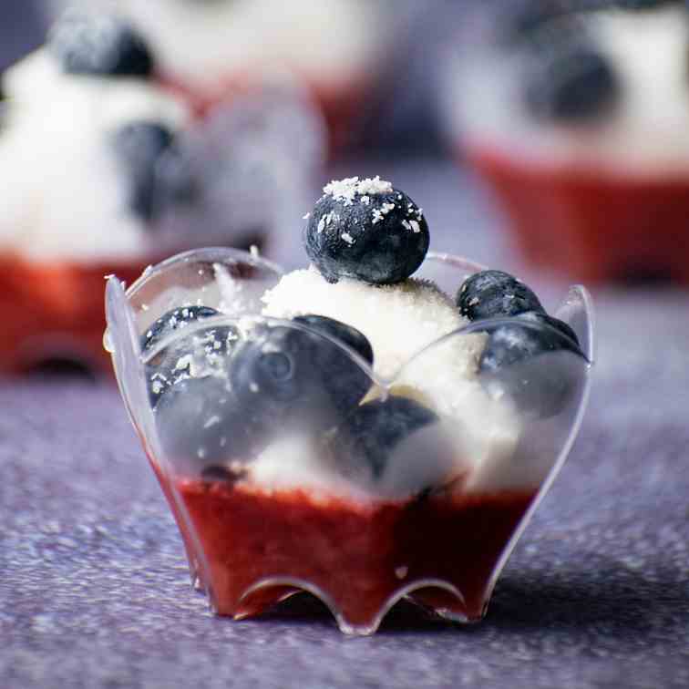 Red White and Blue Layered Treat
