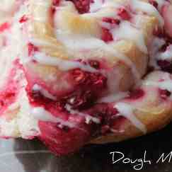 Raspberry Vanilla Sweet Rolls