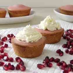 Pomegranate Cake Tarts
