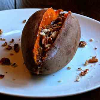 Baked Sweet Potatoes with Whipped Butter