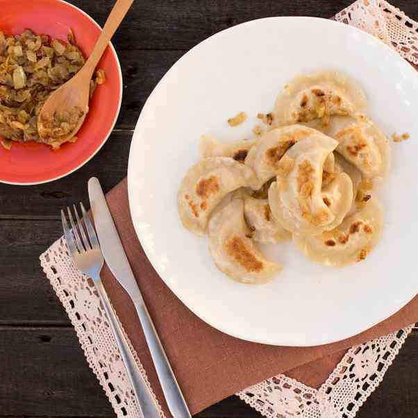 Vegan pierogi - Polish dumplings