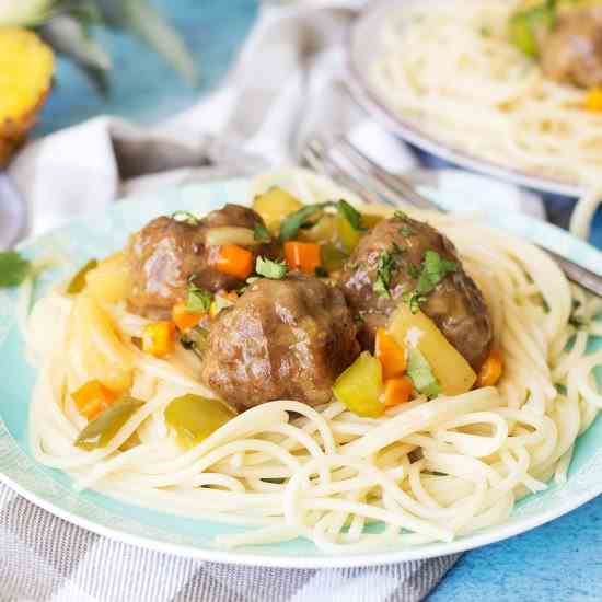 Sweet and Sour Meatballs